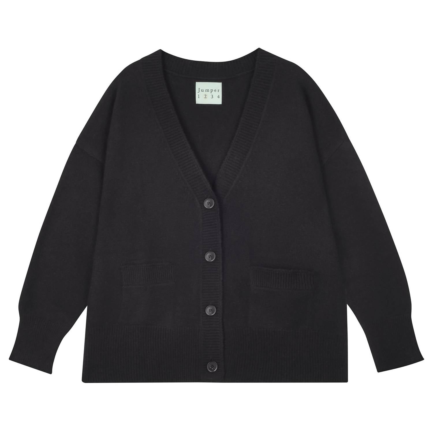 Jumper1234 - Boyfriend With Buttons Heavy Cardigan
