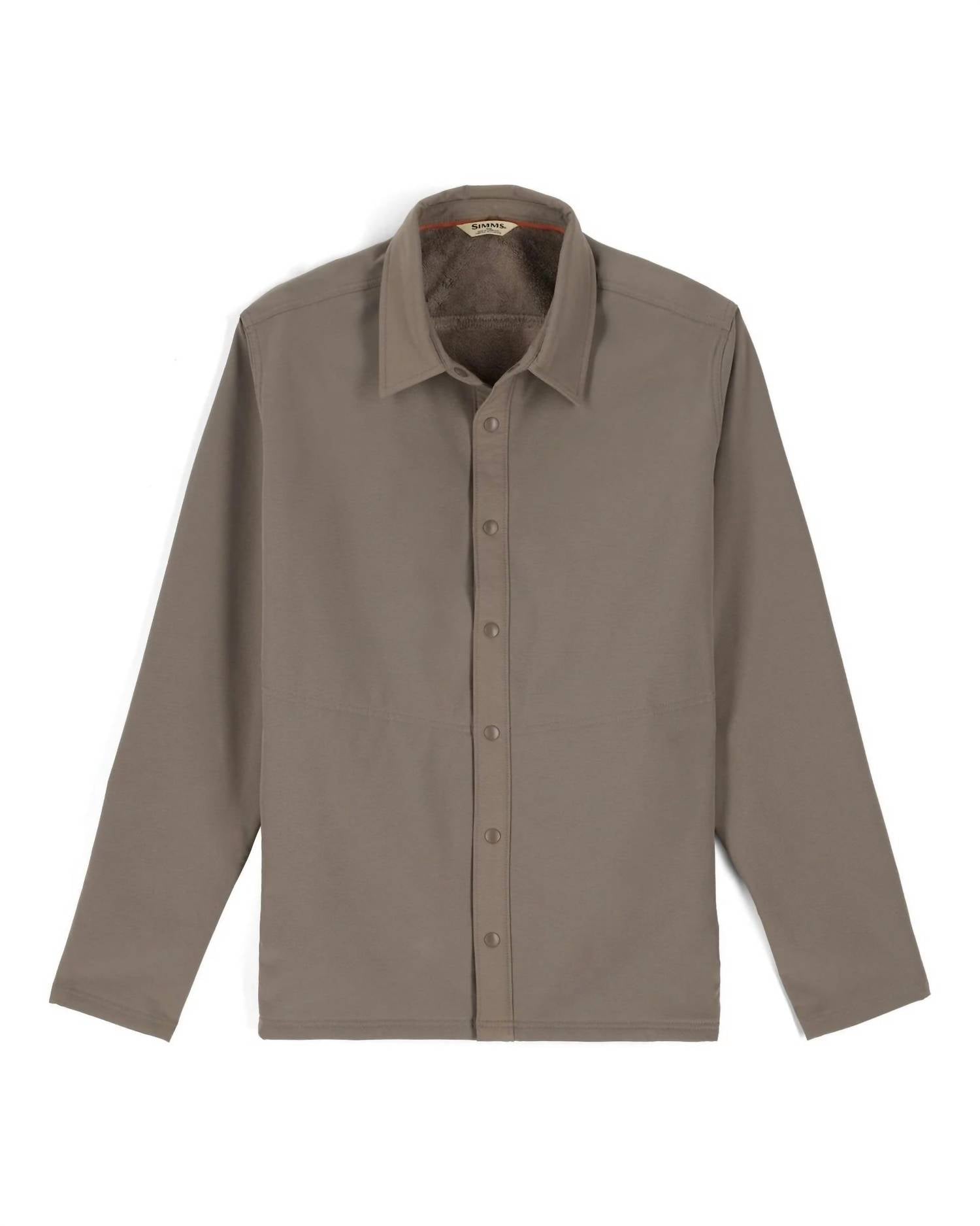 SIMMS Men's Harbor Shacket in willow - men's jacket