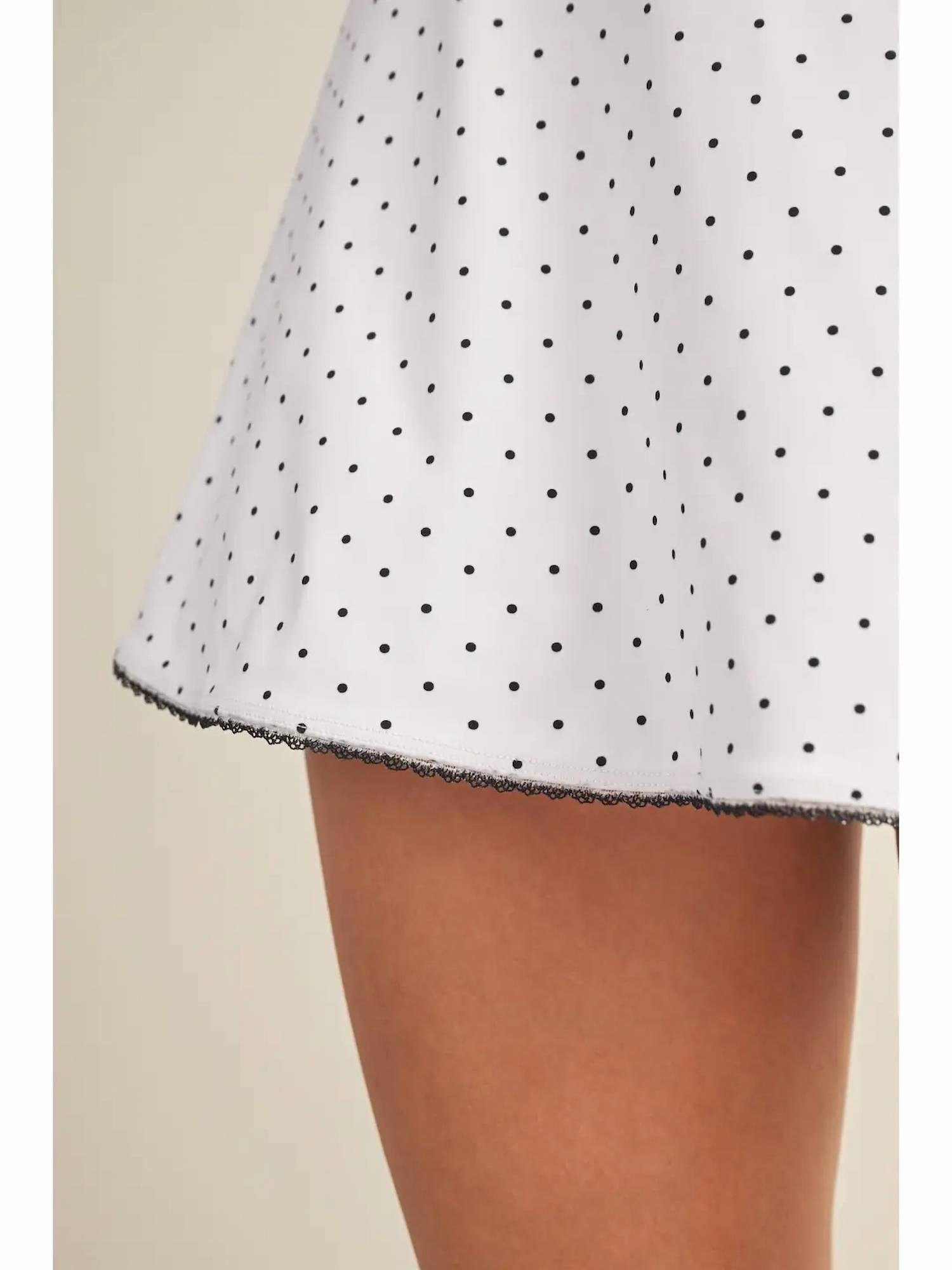 Kimberly C - Paloma Activewear Polka Dot Romper Dress