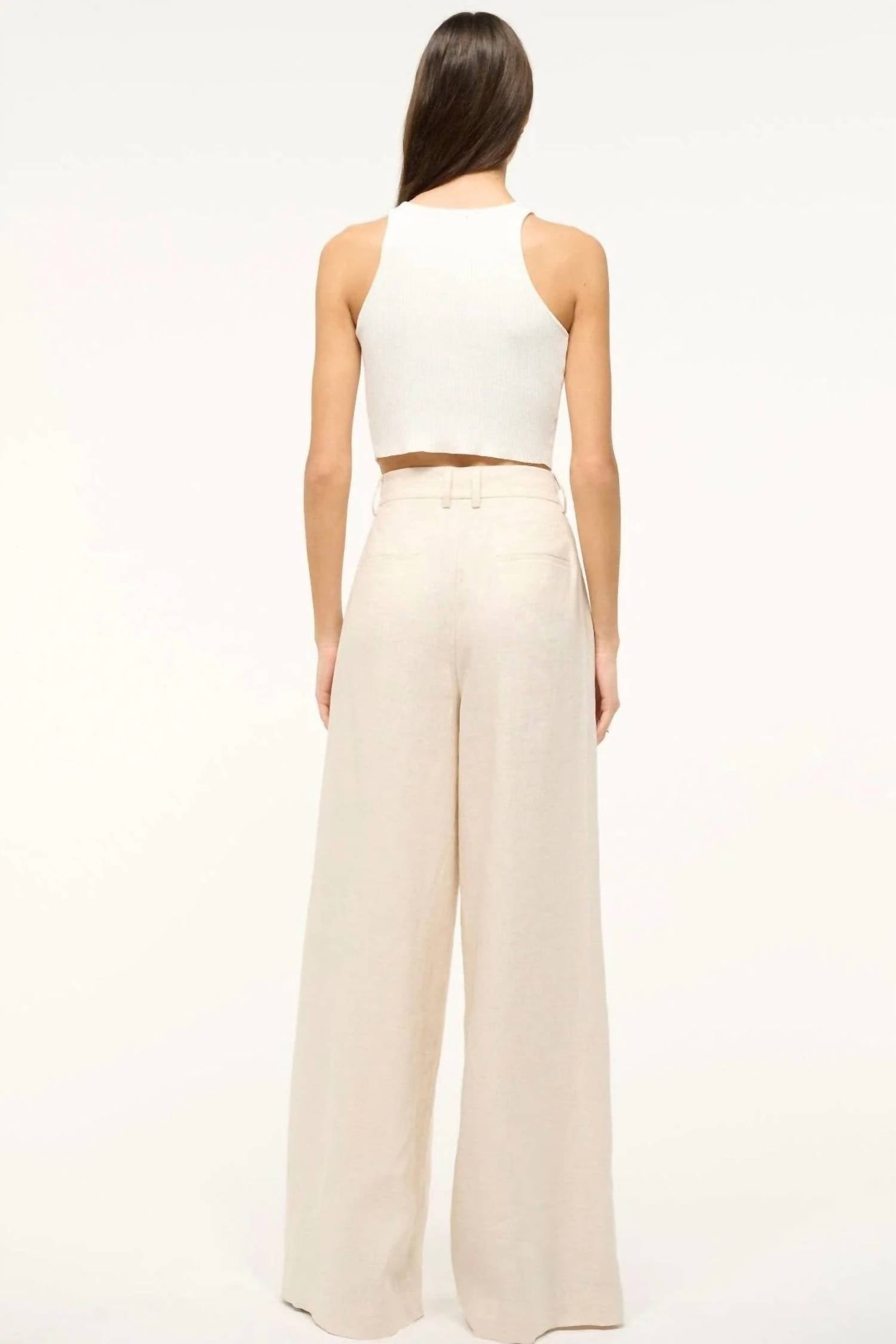 Staud - Sasha Linen Pant