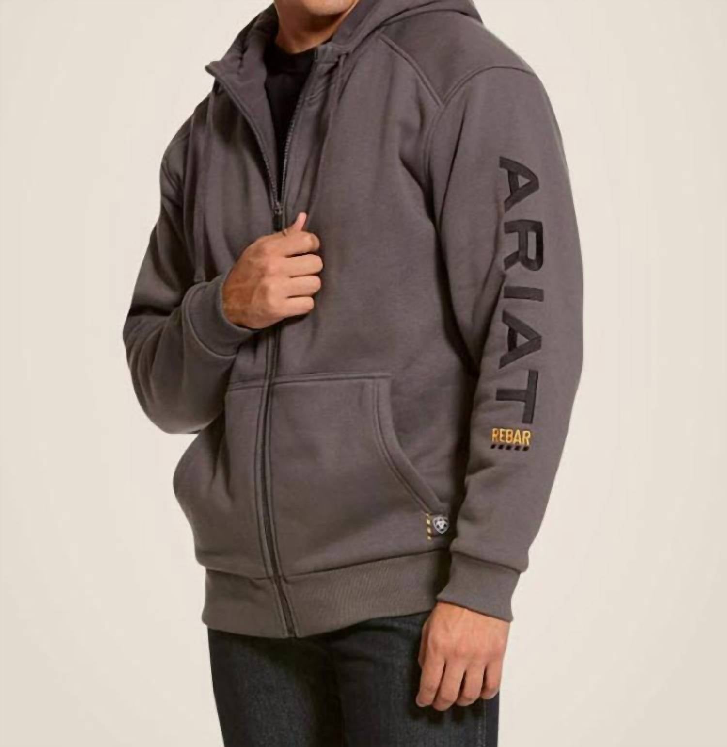 Ariat - Men's Rebar All Weather Team Full Zip Hoodie