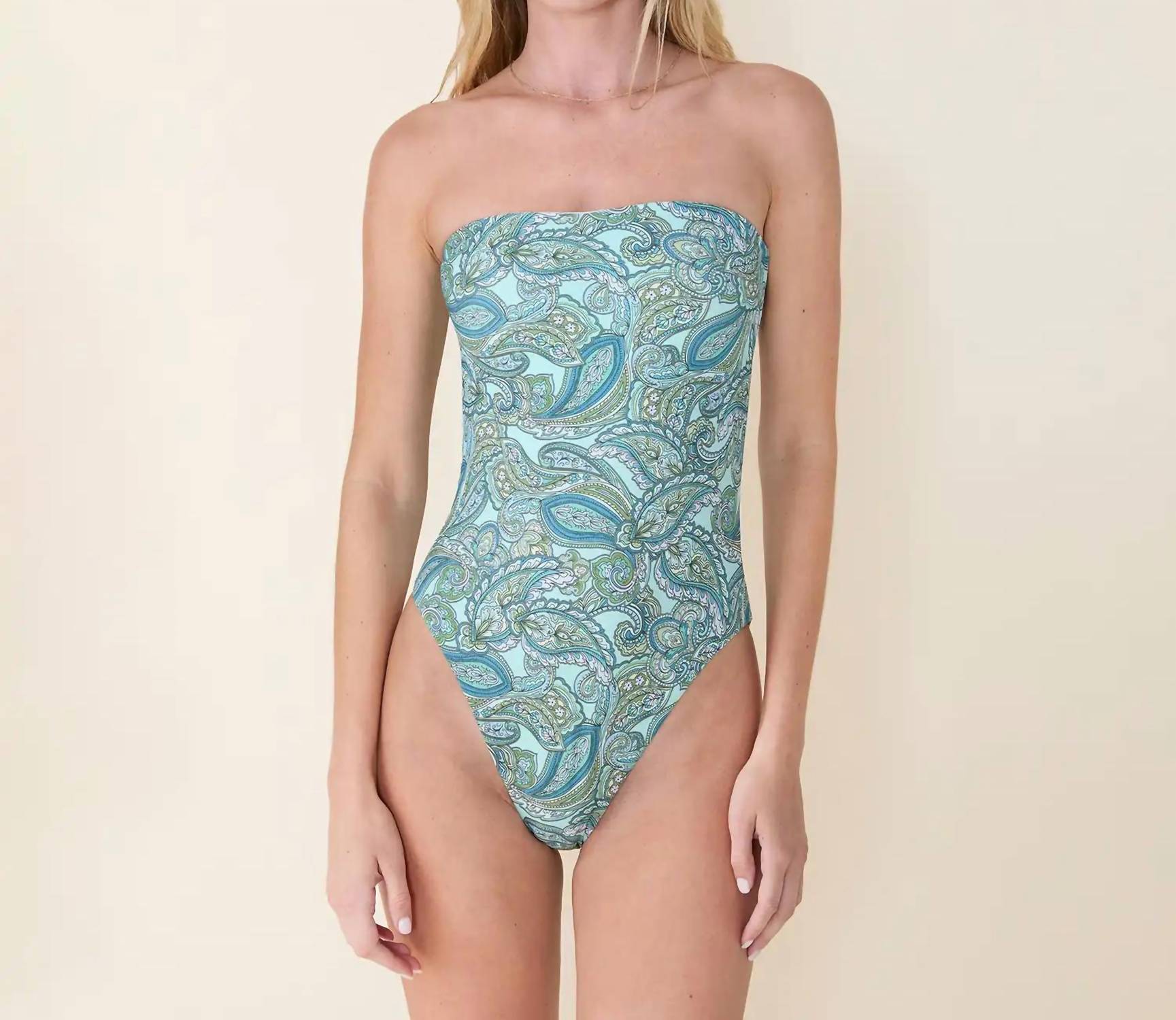 Andie Swim - Bandeau One Piece Swimsuit