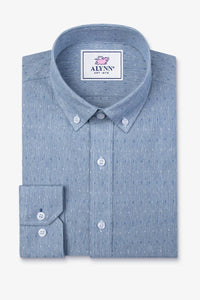 Alynn - Men's Mason Untuckable Casual Fit Dress Shirt