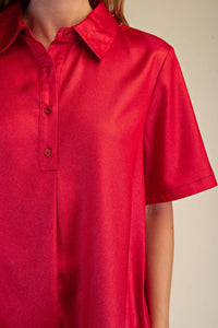 Glam - Sophie Short Sleeve Shirt Top