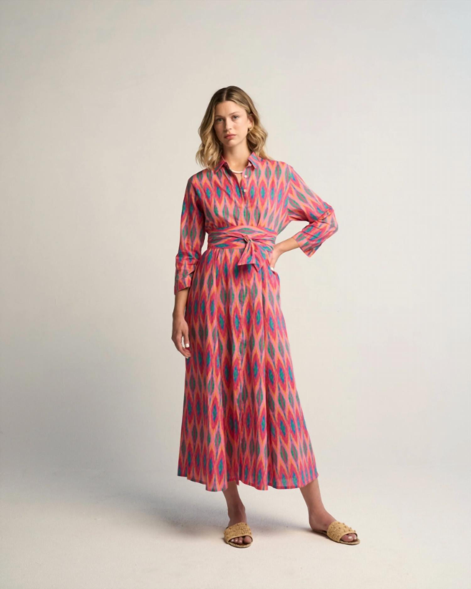 Guadalupe Design - Luciana Ikat Multi Dress