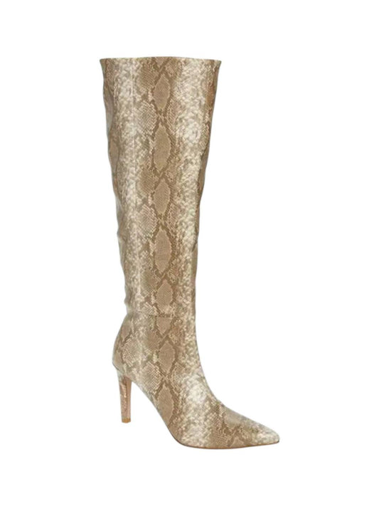 Billini - Women's Bourbon Python-embossed Knee-high Boots