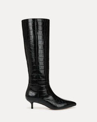 Veronica Beard - Women's Lisa Croc Embossed Tall Boot