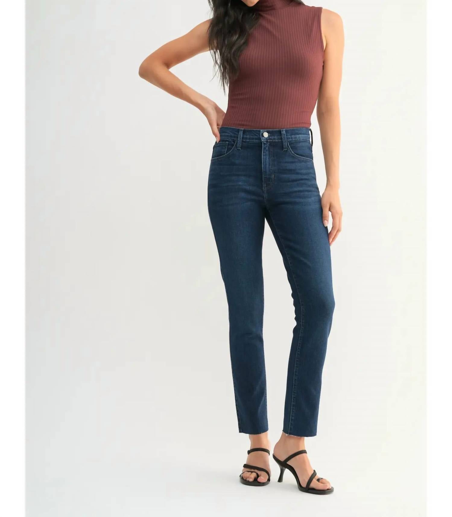 Just Black Denim - Super Soft Slim Straight Jean