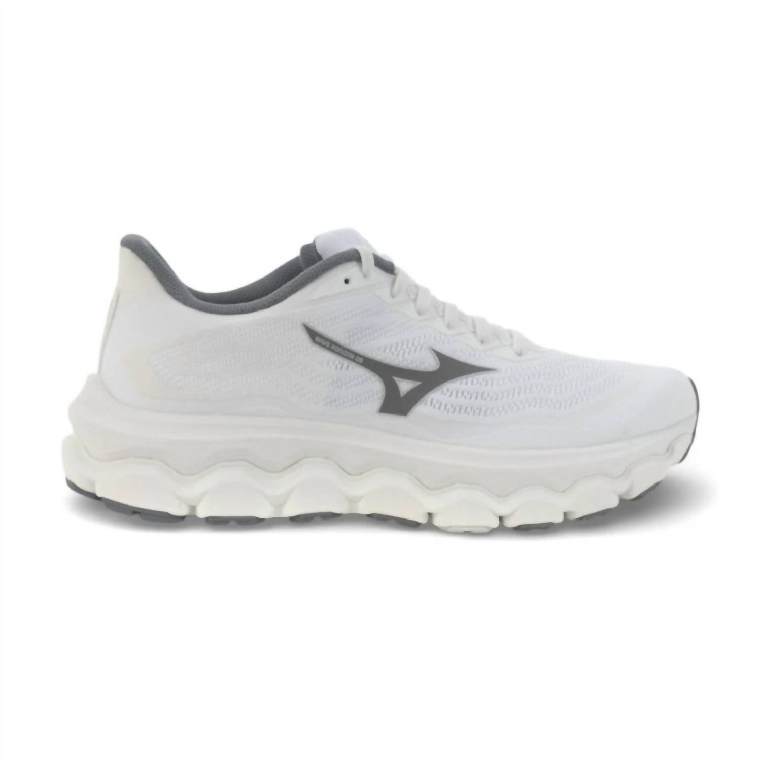 MIZUNO Men's Wave Horizon 8 Shoe in white quiet shade 1 - men's shoe - view 4