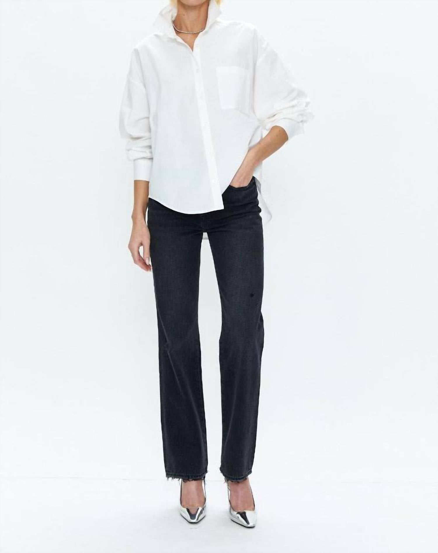 Pistola - Cassie Super High Rise Straight Jeans