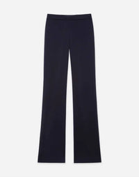 Lafayette 148 - Satin Gates Side Zip Flared Pants