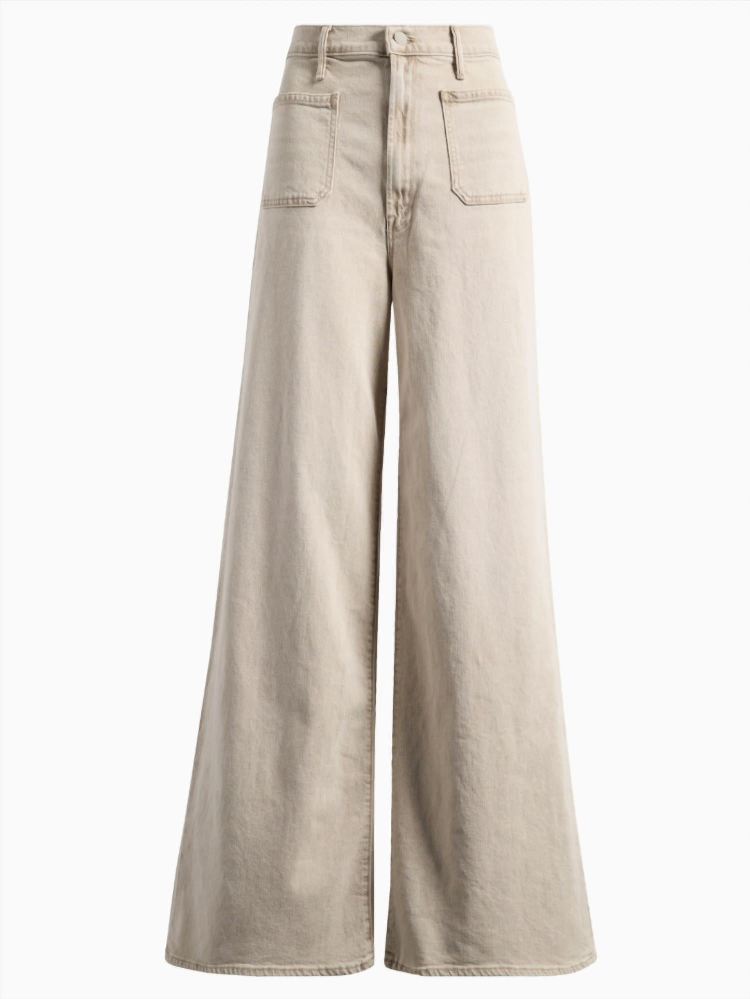 Mother - Undercover Sneak Patch Pocket Wide Leg Jeans