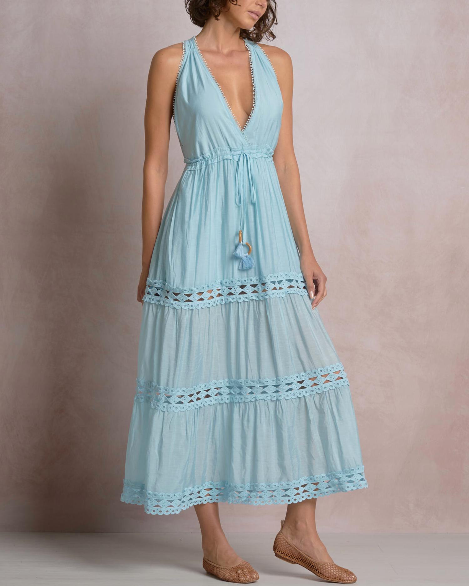 Elan - Halter Maxi Dress