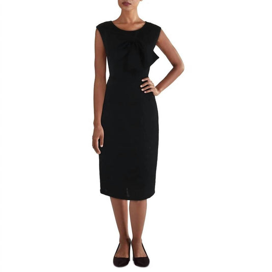 Gracia - Bow Tweed Cocktail Dress