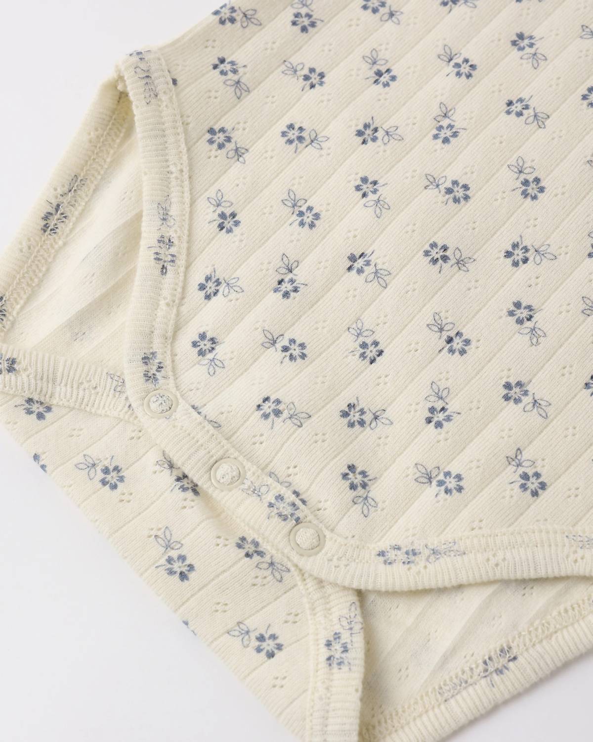 Rylee + Cru - Kid's Ruffle Collar Ditsy Body Suit