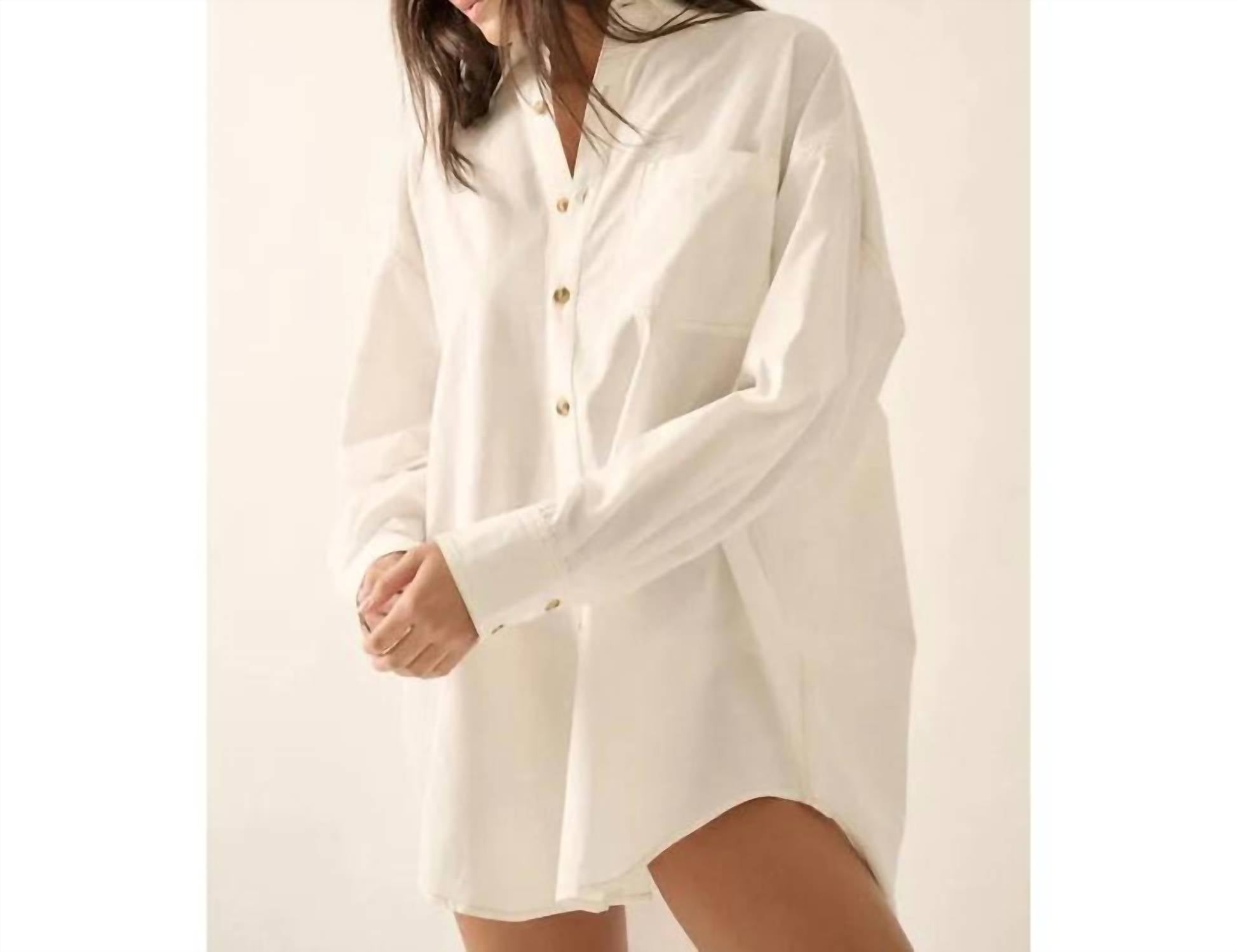 Promesa - Oversized Pocket Shirt Dress