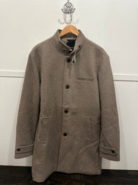 Jack & Jones Amelton Wool Coat in brown - men's jacket - alternate view