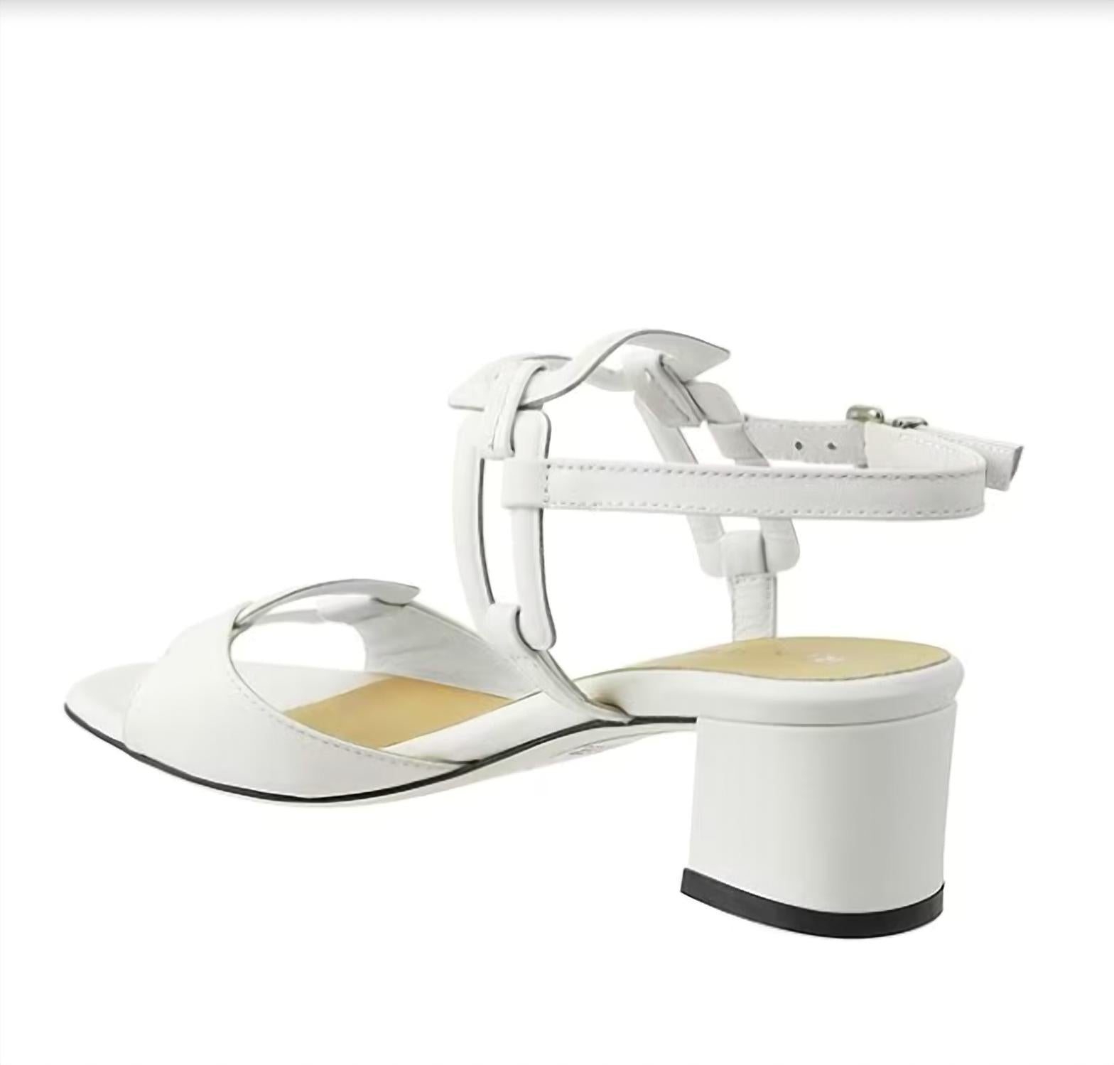 Ron White Women's Taliah Slingback Sandals in white - women's sandal - detail view