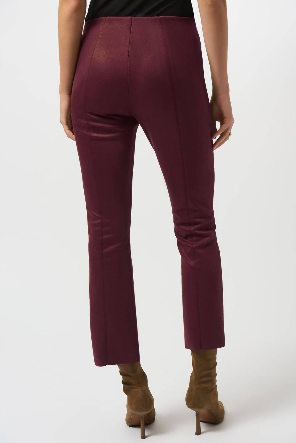 Joseph Ribkoff - Women's Scuba Suede Flared Pants