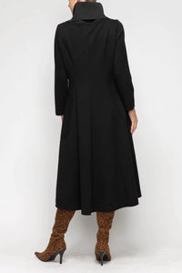 Ic Collection - Wide Rip Collar High-low Jacket