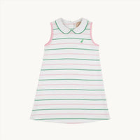The Beaufort Bonnet Company - Girls' Sleeveless Maude's Peter Pan Collar Dress