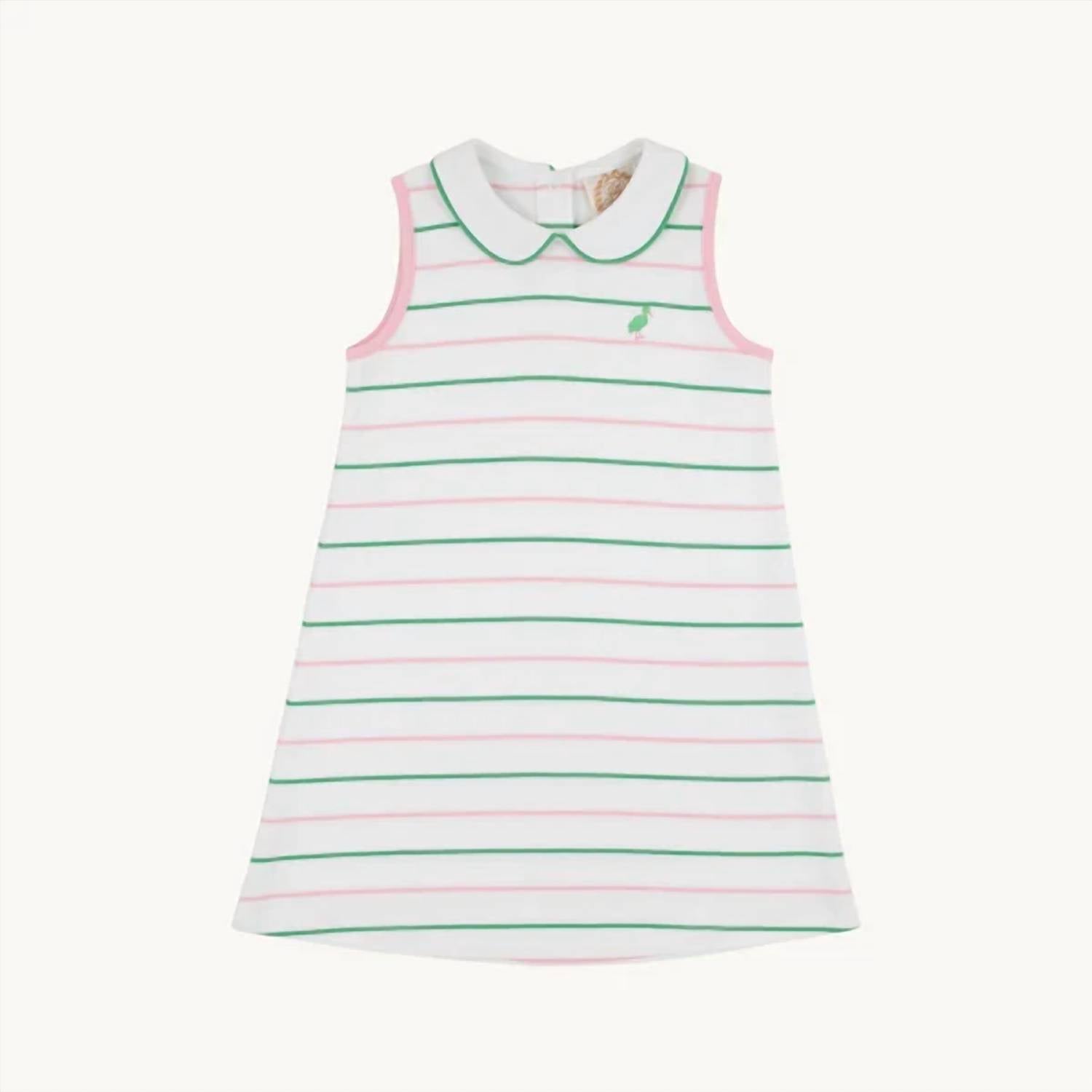 The Beaufort Bonnet Company - Girls' Sleeveless Maude's Peter Pan Collar Dress