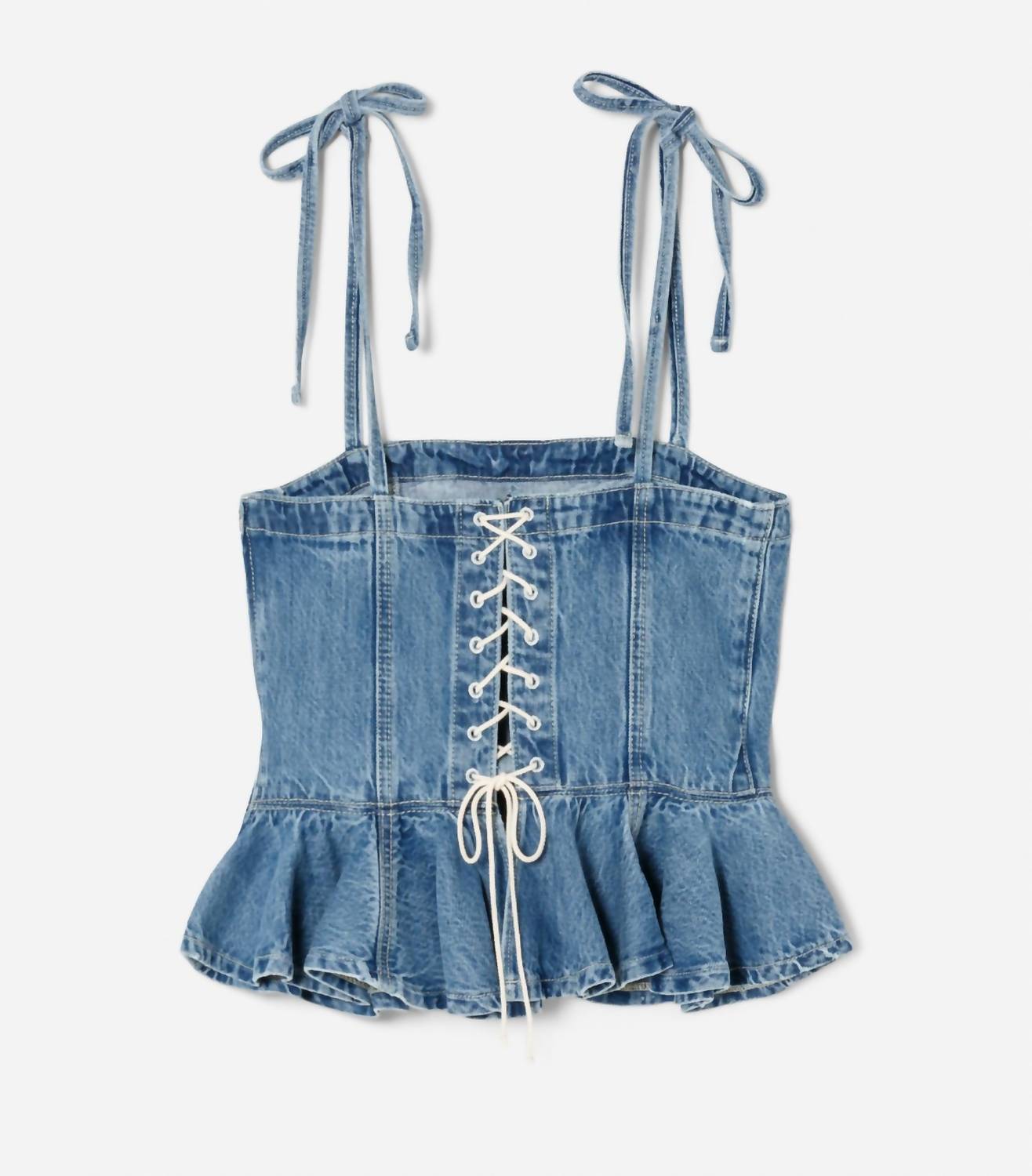 Re/Done - Flounce Top