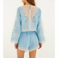 Farm Rio - Romantic Richelieu Shorts