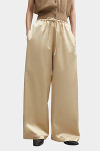 Cordera - Satin Drawstring Pants