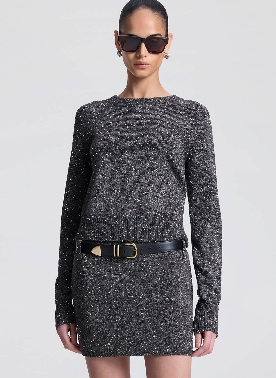 A.L.C. - Zoe Boucle Tweed Sweater