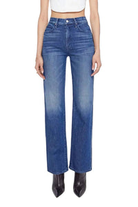 Mother - Kick It High Rise Straight Leg Jeans