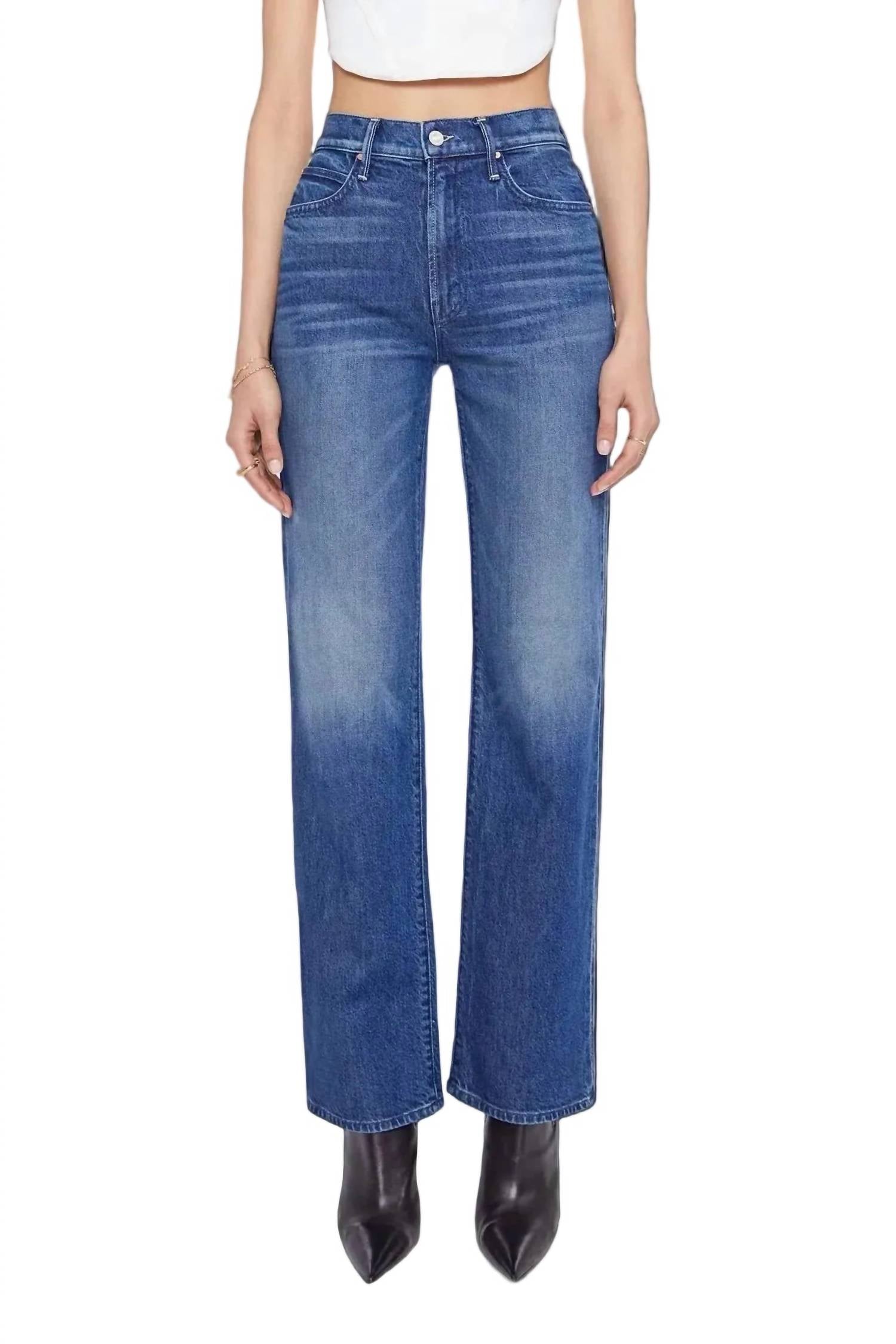 Mother - Kick It High Rise Straight Leg Jeans