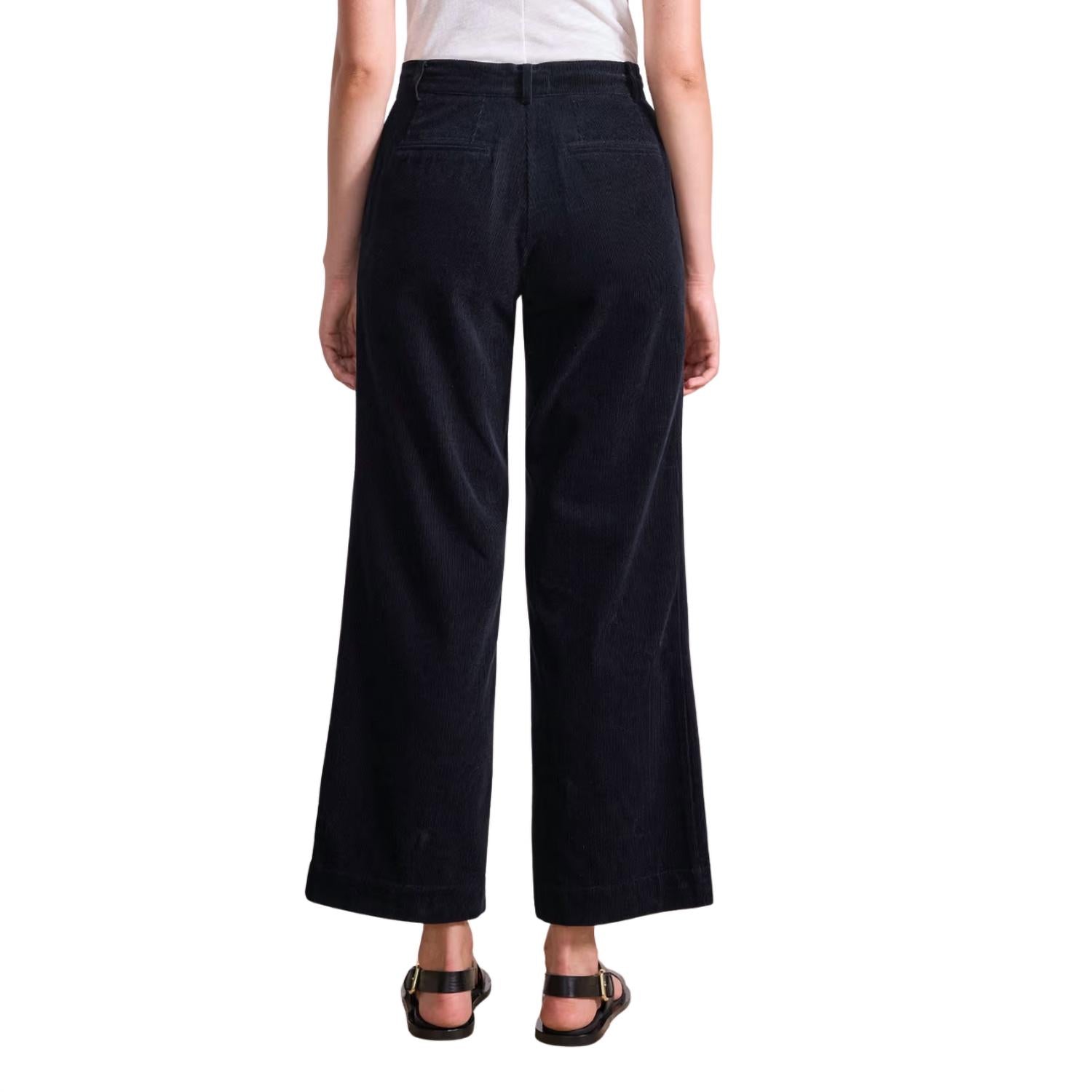 APIECE APART Sadie Corduroy Trouser in midnight 1 - women's pants - view 4