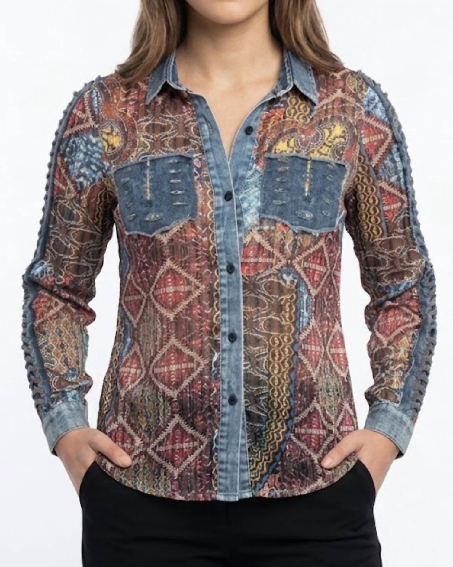 Azi - Saona Button-up Top