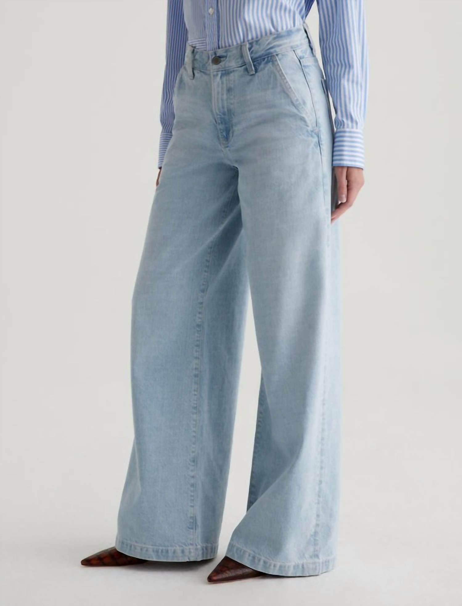 Ag Jeans - Stella Low Slung Palazzo Jeans