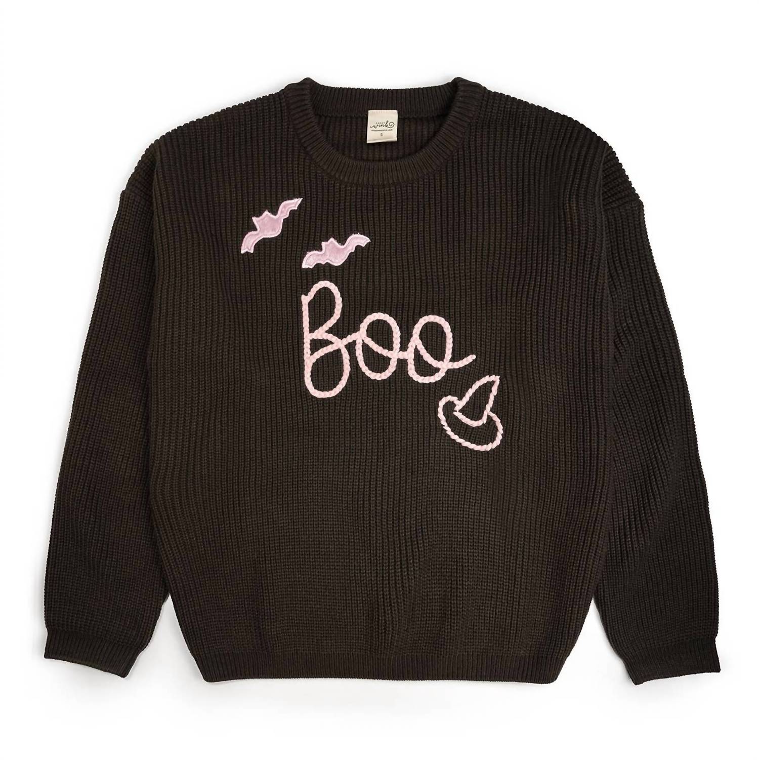 Sweet Wink - Women's Boo Bat Knit Sweater