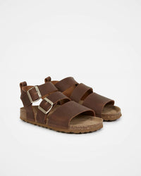 Celtic & Co. - Women's Triple Strap Flat Sandals