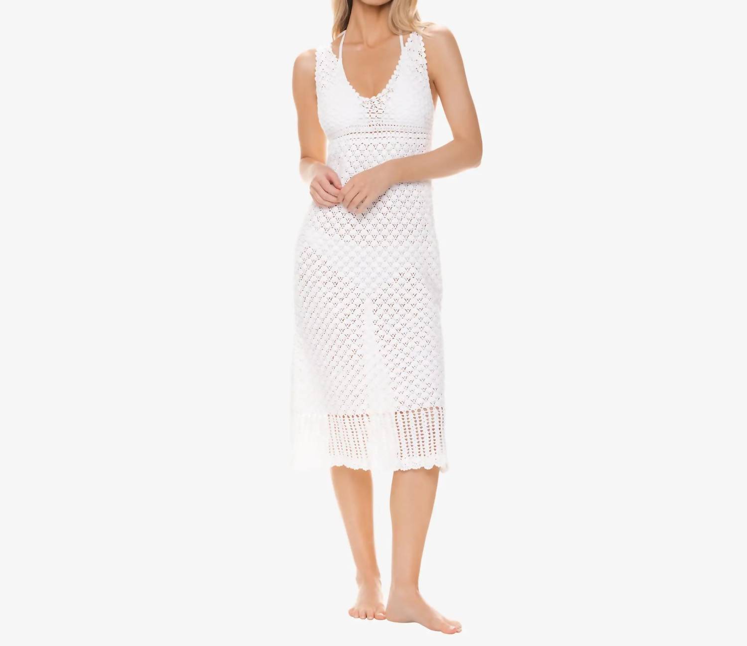 Helen Jon - Claudia Crochet Midi Dress