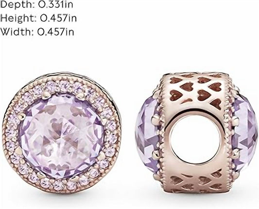 Pandora - PANDORA ROSE-RADIANT HRTS MULTI CZ CHARM