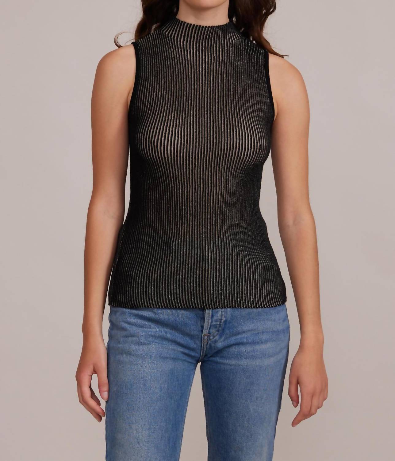 Lucy Paris - Gyda Mockneck Tank Top
