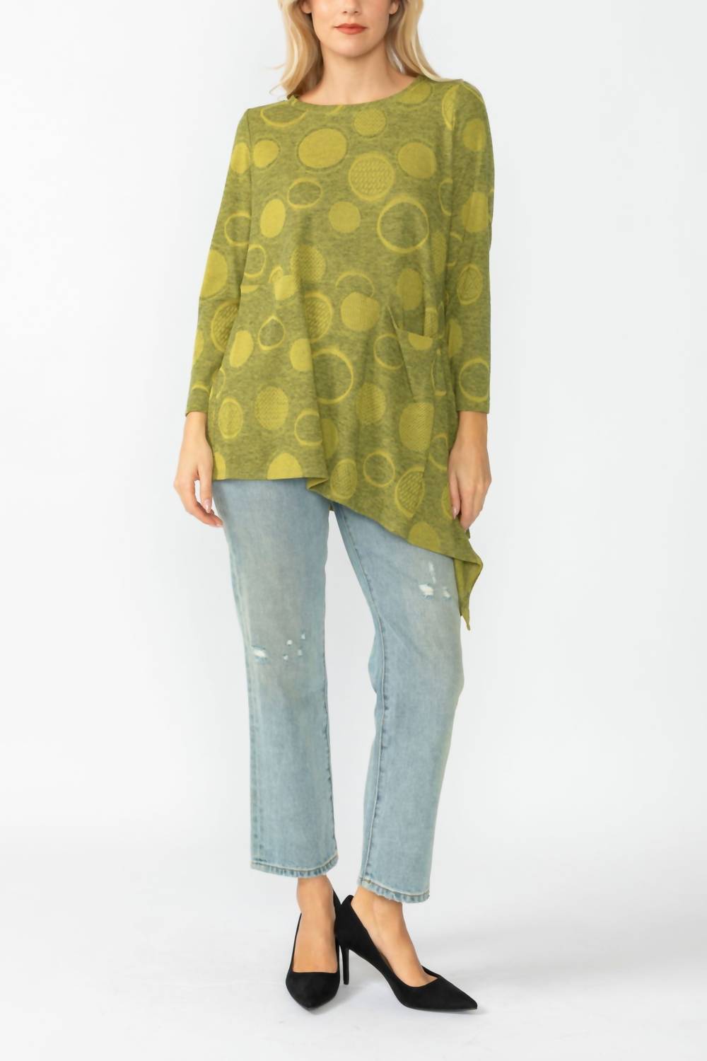 Ic Collection - Tunic Asymmetrical Top