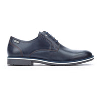 PIKOLINOS Men's Leon M4v Leather Lace-up Shoes in blue - men's shoe - detail view