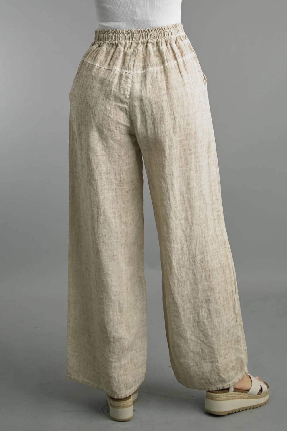 Tempo Paris - Wide Leg Linen Pants