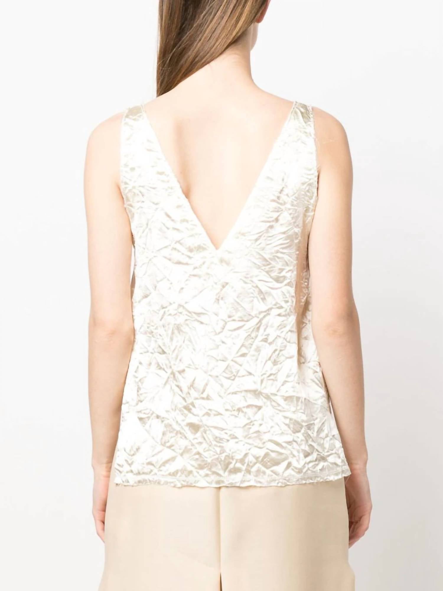 Lanvin - V-neck Back Tank Top