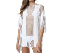 PQ Swim Water Lily Monique Cover Up in white - women's swimwear
