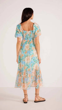 Minkpink - Evelyn Puff Sleeve Midi Dress