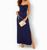 Lilly Pulitzer - Carlynn Satin Maxi Bow Dress