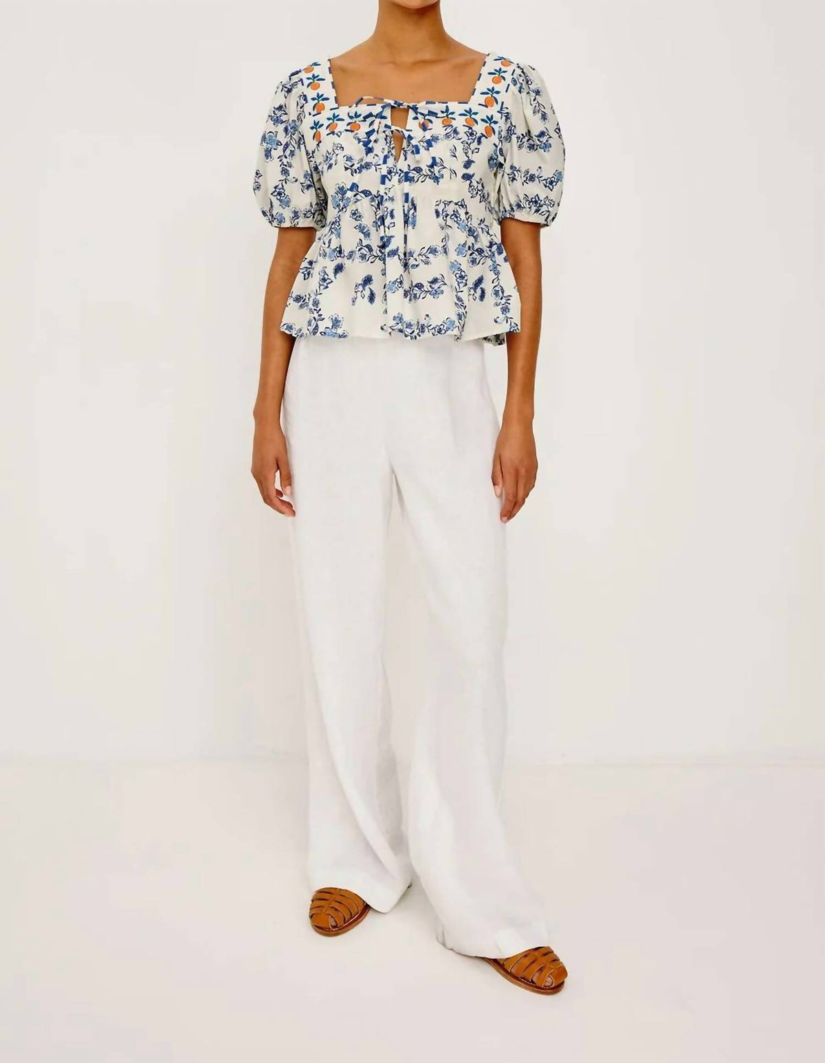 Rails - Presley Cropped Fit Peplum Hem Top