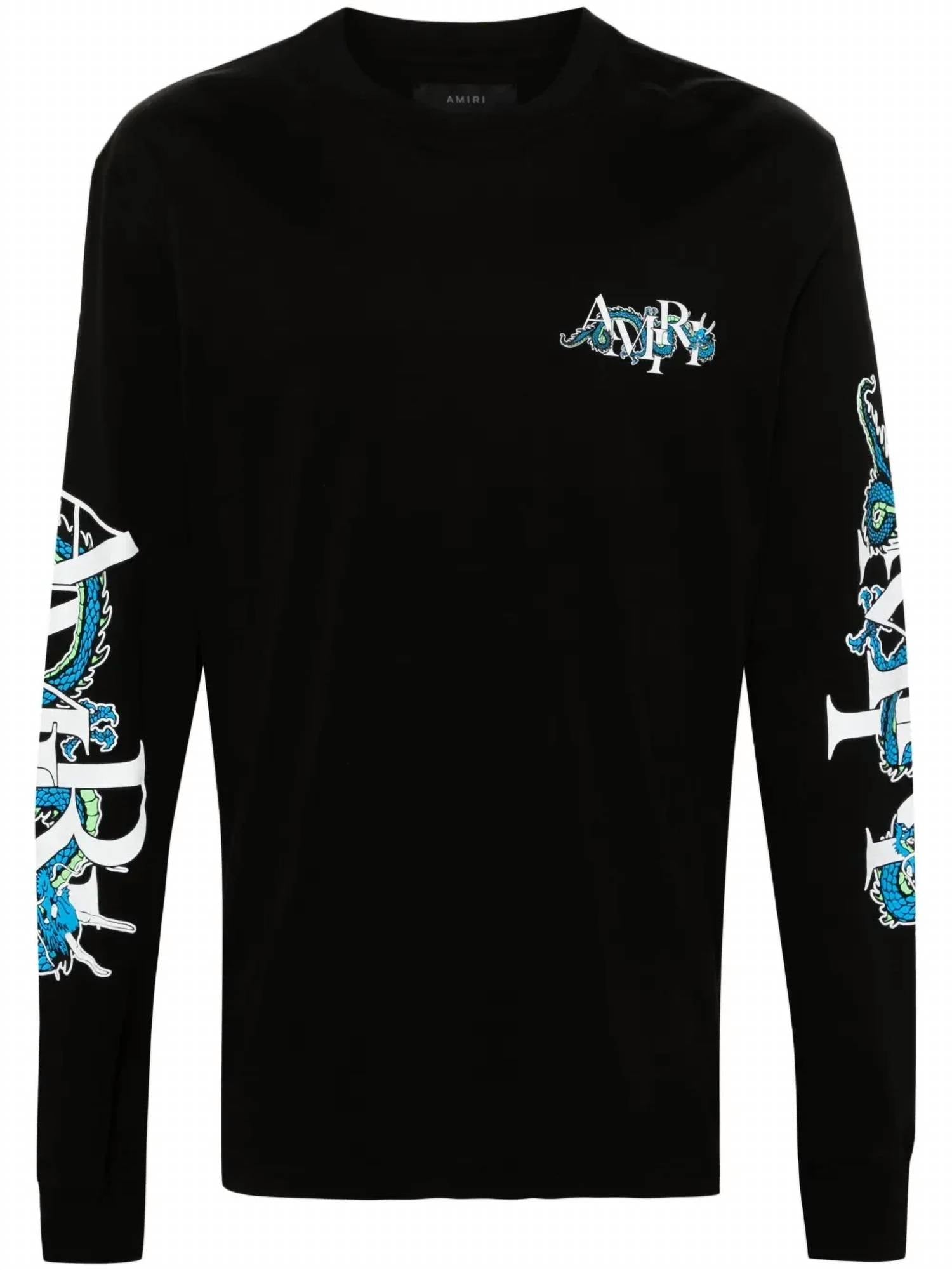 Amiri - Men's Lny Dragon Long Sleeve T-shirt