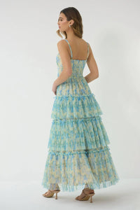 Hutch - Madi Tiered Tulle Maxi Gown